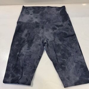 Lululemon Athletica Black Tie-Dye Leggings